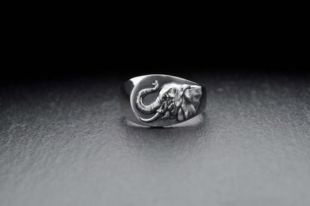 Signet ring	men's jewelry	silver signet ring	animal silver ring	signet silver ring	men ring	men jewelry	elephant signet ring	african elephant art	elephant jewelry	safari art	safari jewelry	totem jewelry (etsy image id: 4099529137)