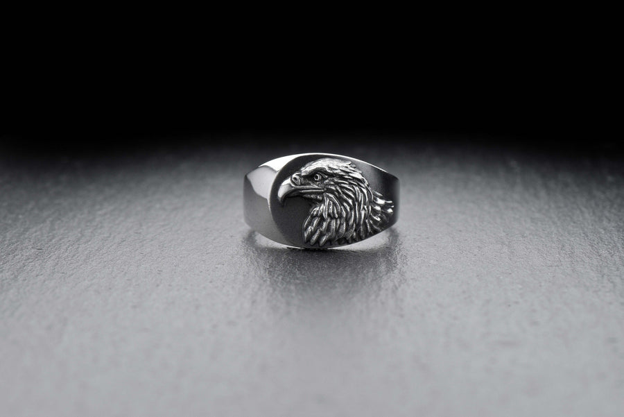 Signet ring	silver signet ring	men ring	men jewelry	Eagle silver ring	eagle jewelry	bird ring	bird jewelry	eagle art	eagle	bird	eagle signet	eagle ring (etsy image id: 4112745957)