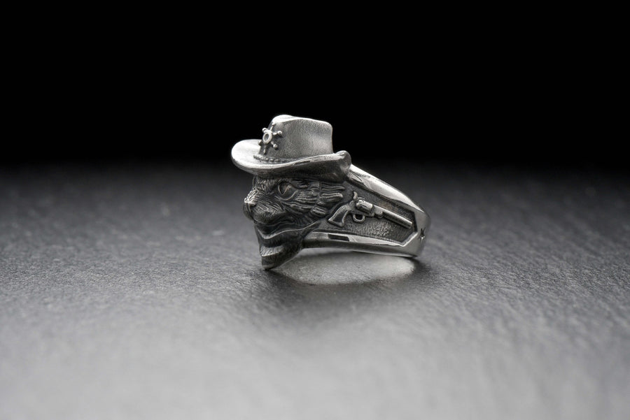 cat ring	cat jewelry	silver cat ring	cat rings	sheriff suit	sheriff gift	sheriff cat	sheriff jewelry	police jewelry	texas jewelry	western jewelry	western ring	sheriff (etsy image id: 4163078045)