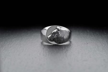 Signet ring	men's jewelry	silver signet ring	animal silver ring	signet silver ring	men ring	men jewelry	jewelry for men (etsy image id: 4122431055)