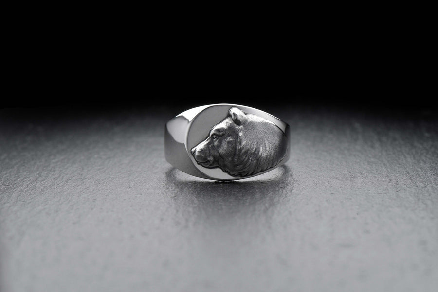 Signet ring	men's jewelry	silver signet ring	animal silver ring	signet silver ring	men ring	men jewelry	jewelry for men (etsy image id: 4122431055)