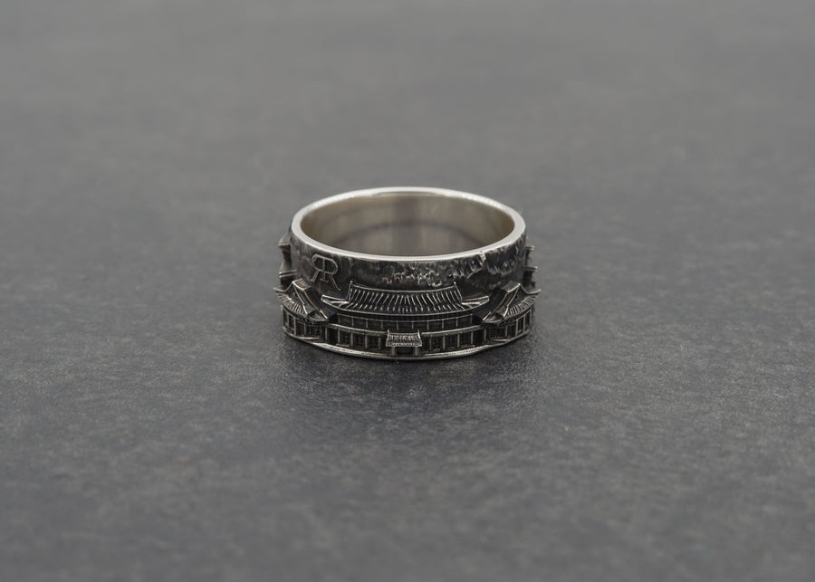 Seoul Cityscape ring, Korean city ring, Travel jewelry, Architecture design, South Korea skyline ring, Sterling silver ring (etsy image id: 4147643358)