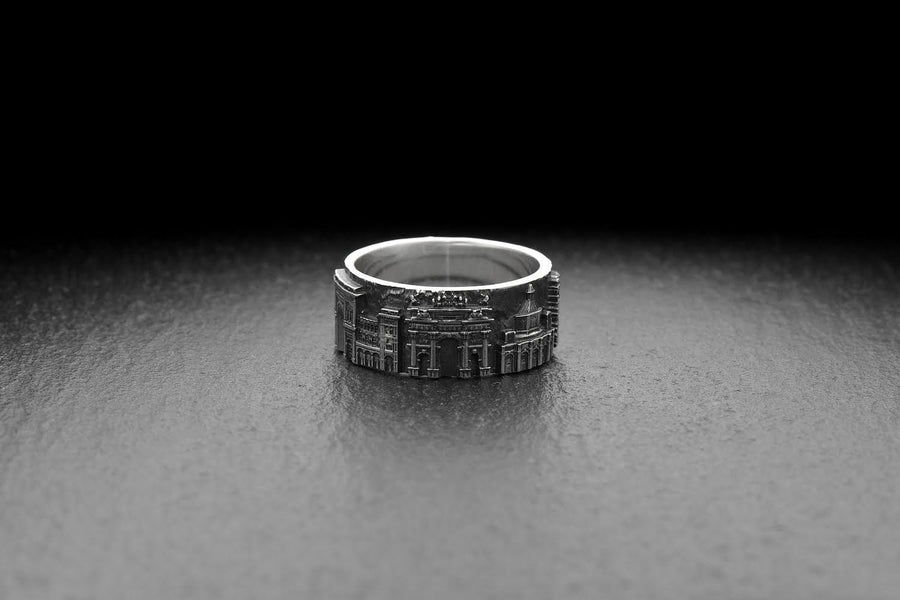Sterling Silver Milan Cityscape Ring: Handmade Italian Souvenir (etsy image id: 6095723741)