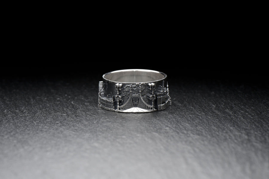 Budapest Cityscape		Statement Rings	Homesick	Skyline Rings	City ring	anniversary gift	ring City (etsy image id: 7335881414)
