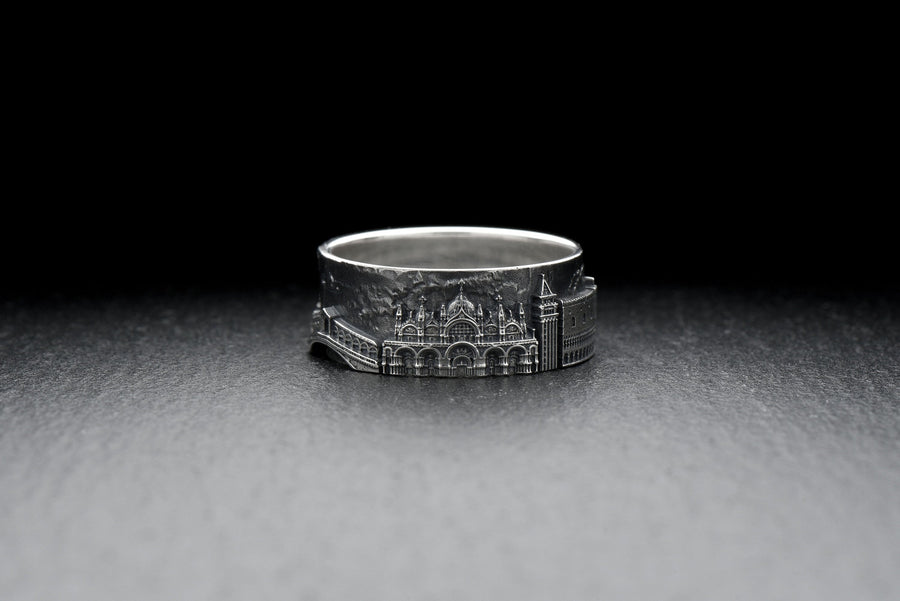 Venice Cityscape, Venice ring, Vintage Venice ring, Venice Skyline ring, Italian jewelry souvenir, Grand Canalazzo memory, Venice souvenir, Cityscape ring, Venice skyscape, Architecture jewelry, Italy lover gift, Venice landmarks, Venice watch places (etsy image id: 7262011404)