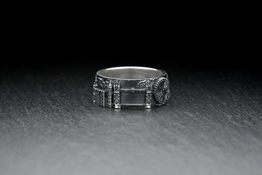 London ring	London skyline	London Eye	Statement Rings	cityscape ring	city ring	travel ring	arteryjewelry	England ring	Architecture design	traveller gift	souvenir ring	london cityscape (etsy image id: 7384504211)