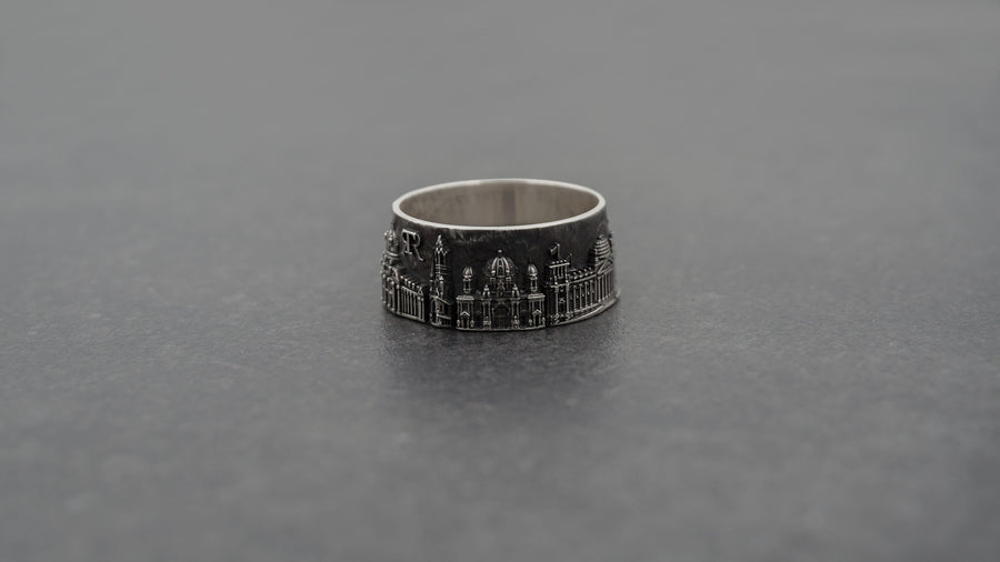 Berlin ring	Berlin cityscape	Berlin jewelry	German souvenir	German jewelry	Reichstag souvenir (etsy image id: 7335649070)