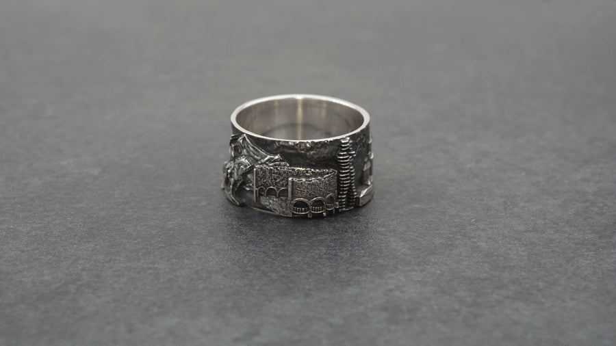 women jewelry	Georgia-Ring	bague géorgie	Georgia souvenir	Georgia skyline	Tbilisi ring	Tbilisi skyline (etsy image id: 7321948533)