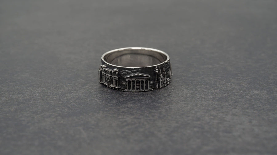 sterling silver ring	Bague australienne	Australischer Ring	Sidney-Ring	Anneau de Sidney	Sydney Opera (etsy image id: 7336436296)