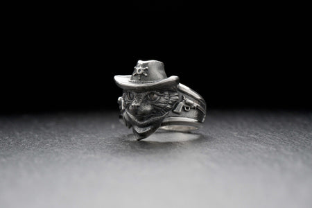 cat ring	cat jewelry	silver cat ring	cat rings	sheriff suit	sheriff gift	sheriff cat	sheriff jewelry	police jewelry	texas jewelry	western jewelry	western ring	sheriff (etsy image id: 4163078045)