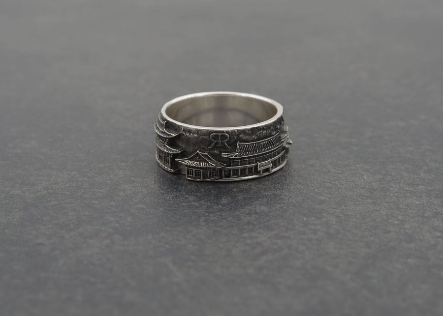 Seoul Cityscape ring, Korean city ring, Travel jewelry, Architecture design, South Korea skyline ring, Sterling silver ring (etsy image id: 4147643358)
