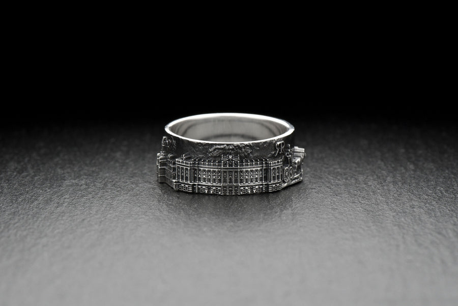 Sterling Silver Madrid Cityscape Ring: Handmade Spain Souvenir (etsy image id: 7322742003)