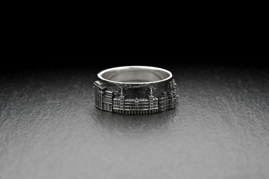 Sterling Silver Madrid Cityscape Ring: Handmade Spain Souvenir (etsy image id: 7322742003)