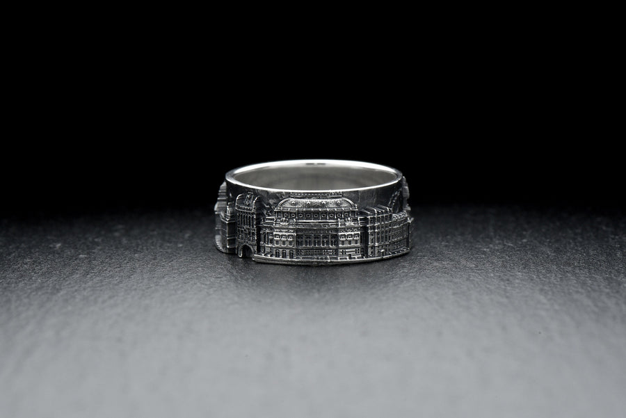 Prague is a city of beautiful landmarks. This ring features the iconic Prague castle, which is the centerpiece of the city and an important symbol. (etsy image id: 7336739032)