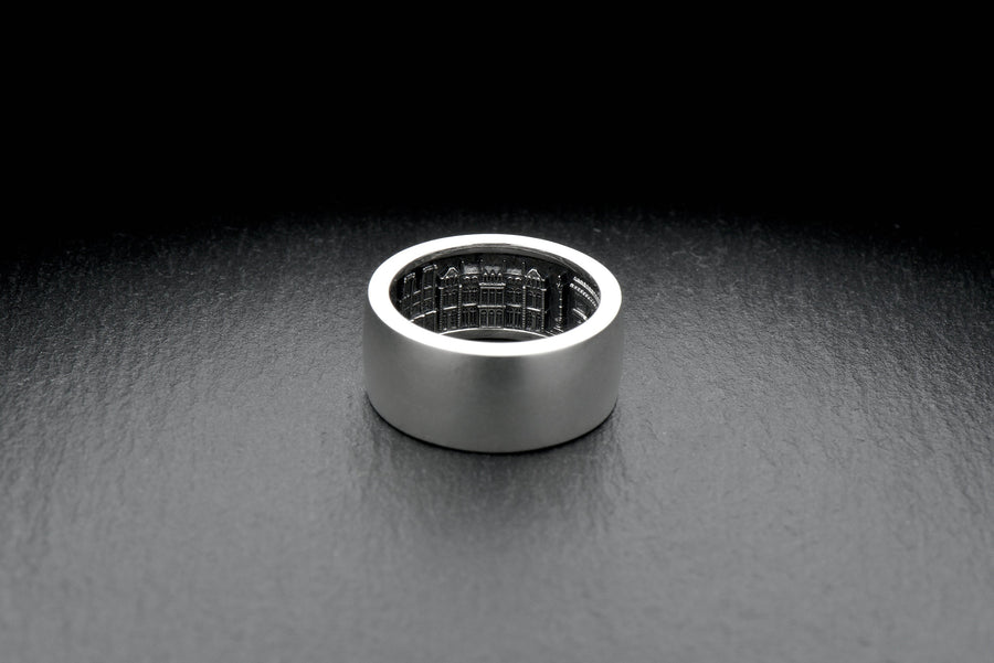 Sterling Silver Paris Cityscape Ring: Secret Compartment Traveler Jewelry (etsy image id: 7261983662)