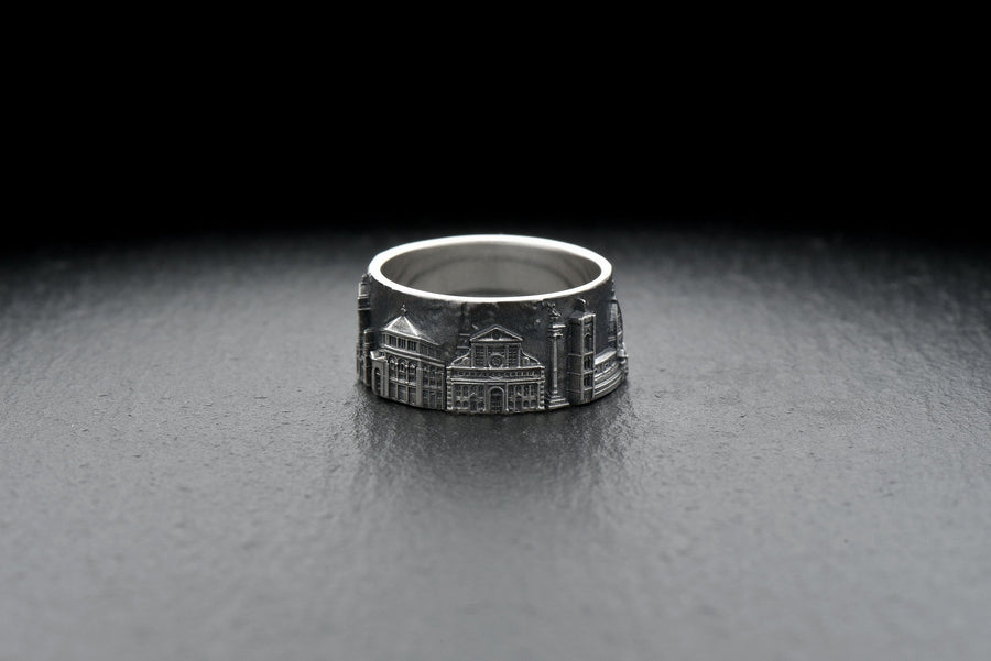 sterling silver ring	band ring	Florence cityscape	Florence skyline	Tuscany ring (etsy image id: 7261987072)