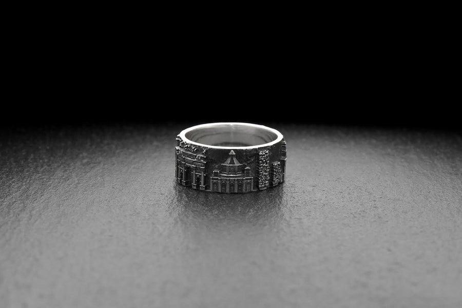 Sterling Silver Milan Cityscape Ring: Handmade Italian Souvenir (etsy image id: 6095723741)