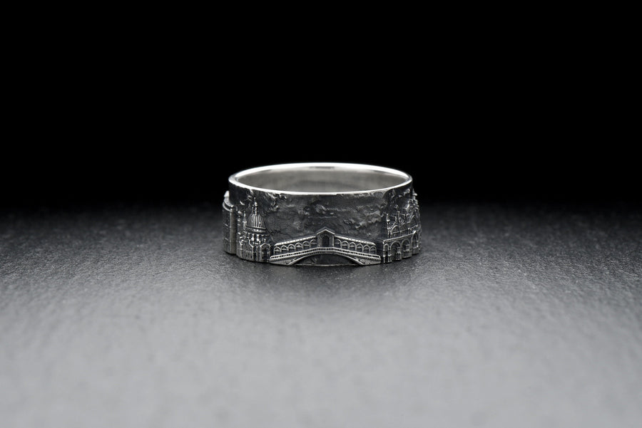 Venice Cityscape, Venice ring, Vintage Venice ring, Venice Skyline ring, Italian jewelry souvenir, Grand Canalazzo memory, Venice souvenir, Cityscape ring, Venice skyscape, Architecture jewelry, Italy lover gift, Venice landmarks, Venice watch places (etsy image id: 7262011404)