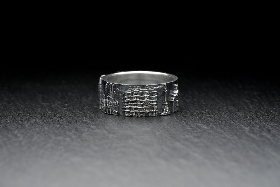 men jewelry	silver ring	Barcelona cityscape	Barcelona ring	Vintage Barcelona	Sagrada Familia	Barcelona-Ring	Bague Barcelone	Spain souvenir	Barcelona souvenir	barcelona	cityscape ring	Shekhtwoman (etsy image id: 7309911489)