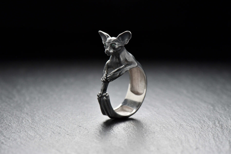 men ring	men jewelry	women jewelry	women silver ring	silver cat ring	cat jewelry	cat silver ring	cat art	cats jewelry	oriental ring	oriental cat	cat lover gift	cat memory (etsy image id: 4198090736)