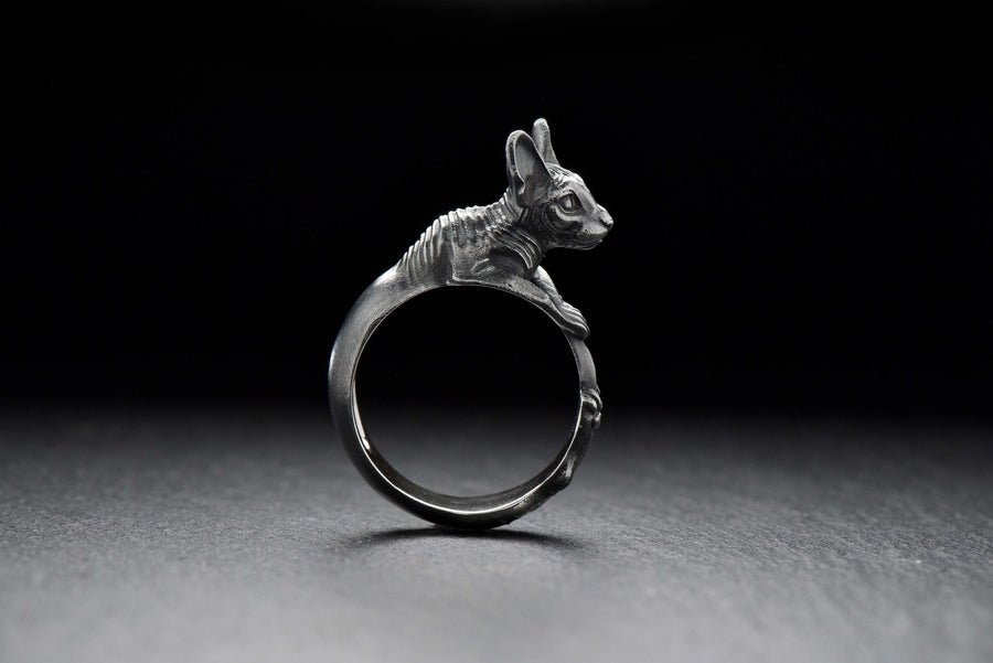 animal silver ring	men jewelry	women jewelry	women silver ring	silver cat ring	cat jewelry	cat silver ring	cat art	cats jewelry	sphinx cat ring	sphinx jewelry	sphinx ring	sphinx (etsy image id: 4425406909)