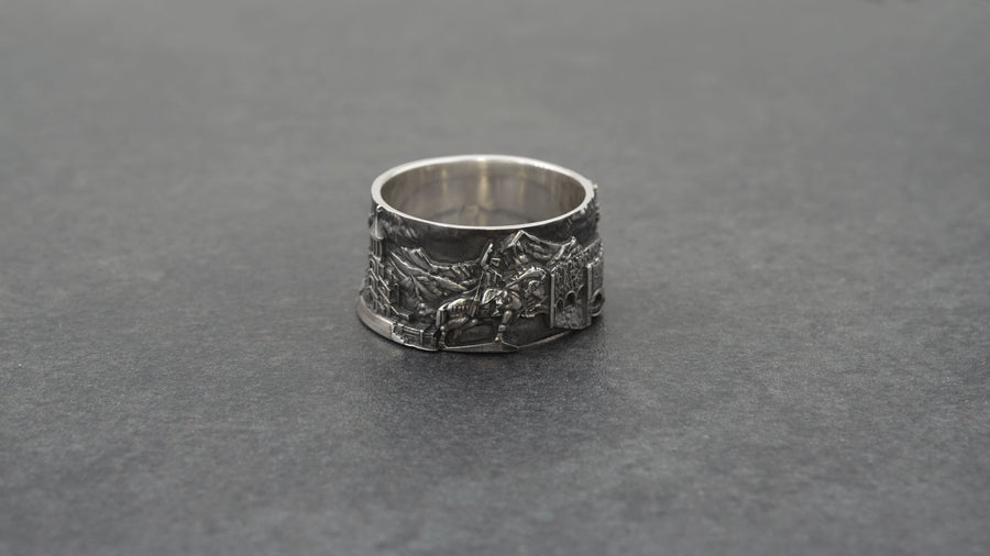 women jewelry	Georgia-Ring	bague géorgie	Georgia souvenir	Georgia skyline	Tbilisi ring	Tbilisi skyline (etsy image id: 7321948533)