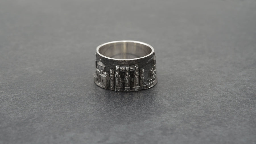 women jewelry	Georgia-Ring	bague géorgie	Georgia souvenir	Georgia skyline	Tbilisi ring	Tbilisi skyline (etsy image id: 7321948533)