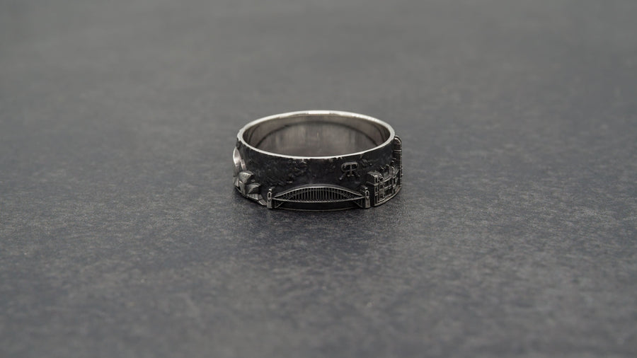 sterling silver ring	Bague australienne	Australischer Ring	Sidney-Ring	Anneau de Sidney	Sydney Opera (etsy image id: 7336436296)