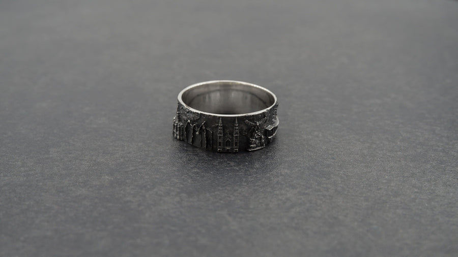 Ottawa ring	Canada ring	Ottawa skyline	Cityscape	canada	fare from home	artery	canada souvenir	shekhtwoman	skyline ring	canada cityscape	cityscape ring	travel gift (etsy image id: 7315617650)