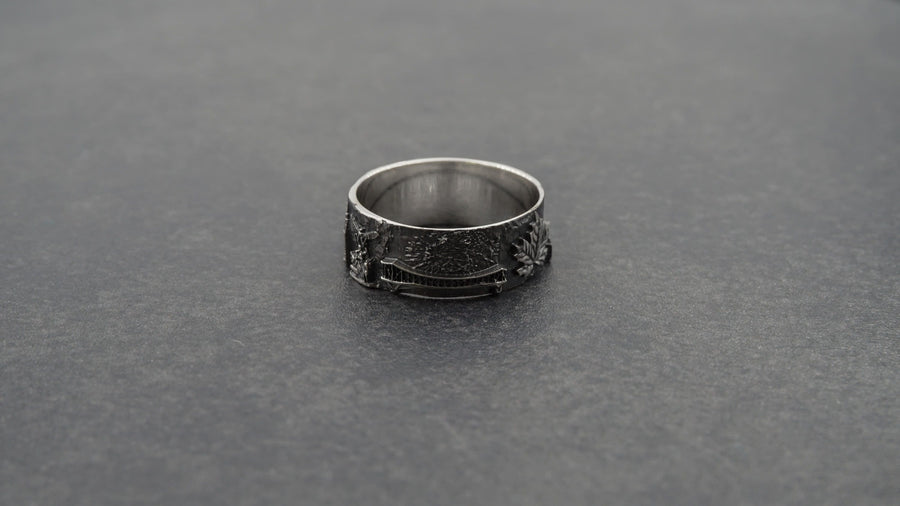 Ottawa ring	Canada ring	Ottawa skyline	Cityscape	canada	fare from home	artery	canada souvenir	shekhtwoman	skyline ring	canada cityscape	cityscape ring	travel gift (etsy image id: 7315617650)