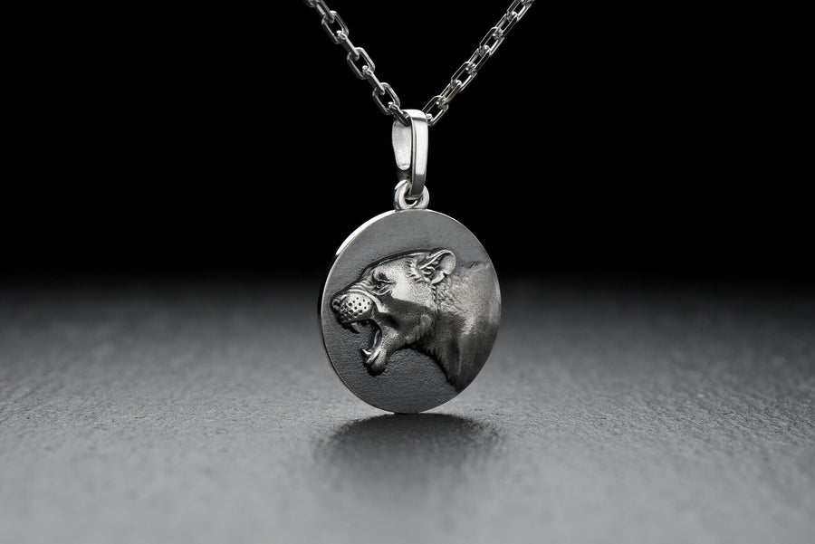 Lion silver pendant	Lion's head jewelry	Lion's head silver	brutal pendant	animal jewelry	nature jewelry	Lioness pendant	Lioness silver head	Lioness head	Lioness souvenir	lion pendant	pendant	lioness (etsy image id: 7420387075)