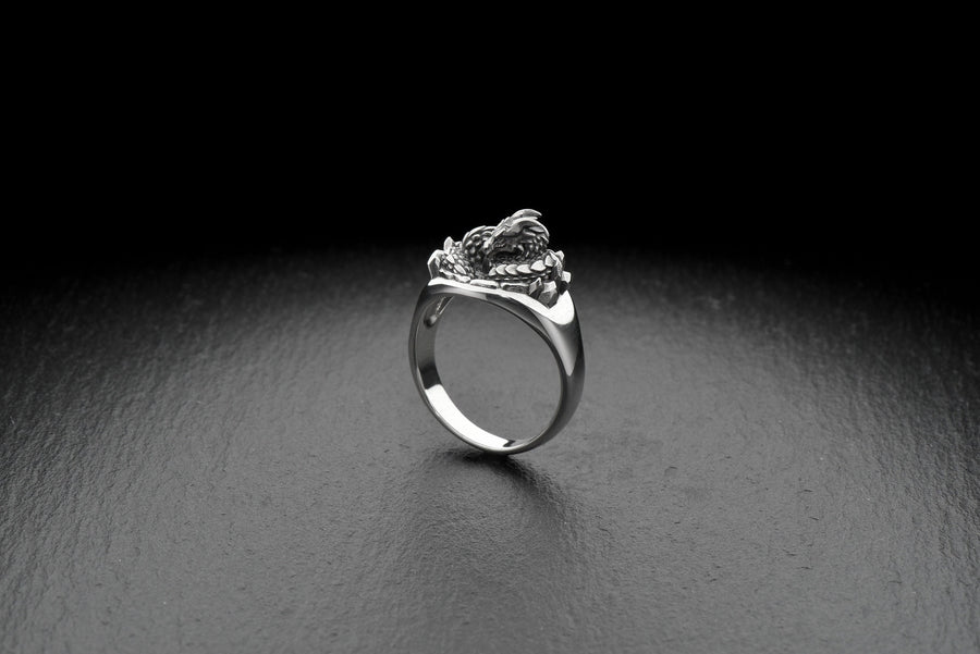 dragon ring	dragon jewelry	dragon ring women	bague dragon	house of dragon	dragon house	house of the (etsy image id: 4200571704)