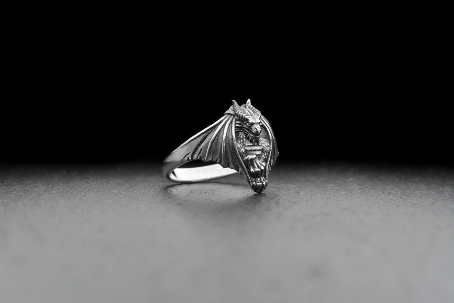 dragon ring	dragon jewelry	dragon ring silver	dragon ring men	bague dragon	drachen ring	t (etsy image id: 4413326851)