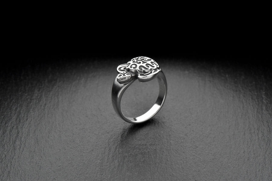 Women gift	Maori ring	Silver Maori Ring	polynesian ring	Sea creature ring	silver polynesian	Sea souvenir	maori jewelry	maori silver	men's ring	Maori Turtle	Turtle ring (etsy image id: 4242786515)