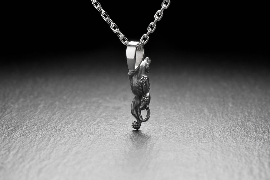 brutal pendant	nature jewelry	Panther pendant	panther	black panther	jaguar jewelry (etsy image id: 4248107471)