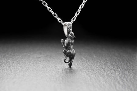 brutal pendant	nature jewelry	Panther pendant	panther	black panther	jaguar jewelry (etsy image id: 4248107471)