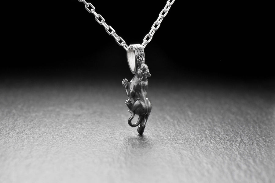 brutal pendant	nature jewelry	Panther pendant	panther	black panther	jaguar jewelry (etsy image id: 4248107471)