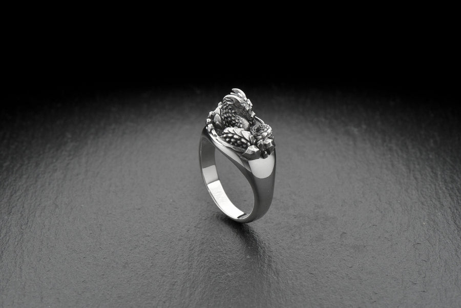dragon ring	dragon jewelry	dragon ring women	bague dragon	house of dragon	dragon house	house of the (etsy image id: 4200571704)