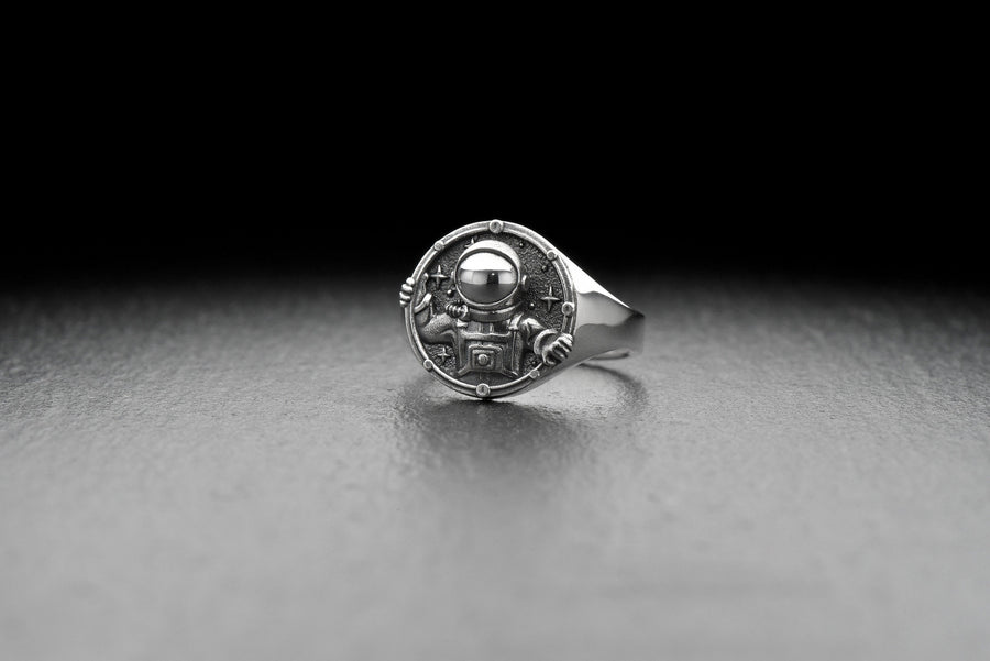 astronaut jewelry	cosmo jewelry	space gift	chilling astronaut	space jewelry	space invader (etsy image id: 7261144546)