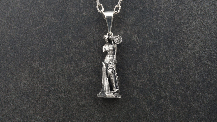ancient jewelry	greek jewelry	aphrodite pendant	venus pendant	venus silver	venus medallion	aphrodite necklace	greek mythology	aphrodite jewelry	goddess necklace	venus necklace	ancient greek	Corinthian jewelry (etsy image id: 4362440966)