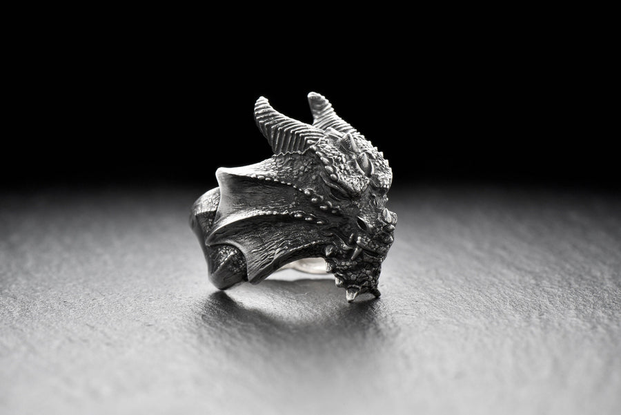 bague dragon	drachen ring	targaryan ring	ring dragon	game of thrones	ancient dragon ring __etsy:7215140662