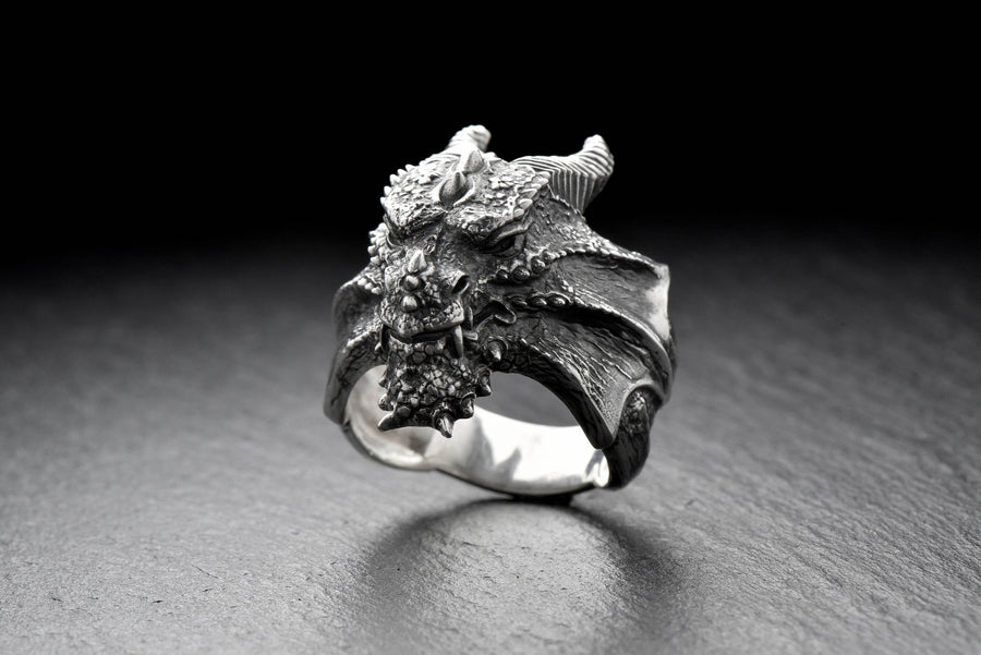 bague dragon	drachen ring	targaryan ring	ring dragon	game of thrones	ancient dragon ring __etsy:7215140662