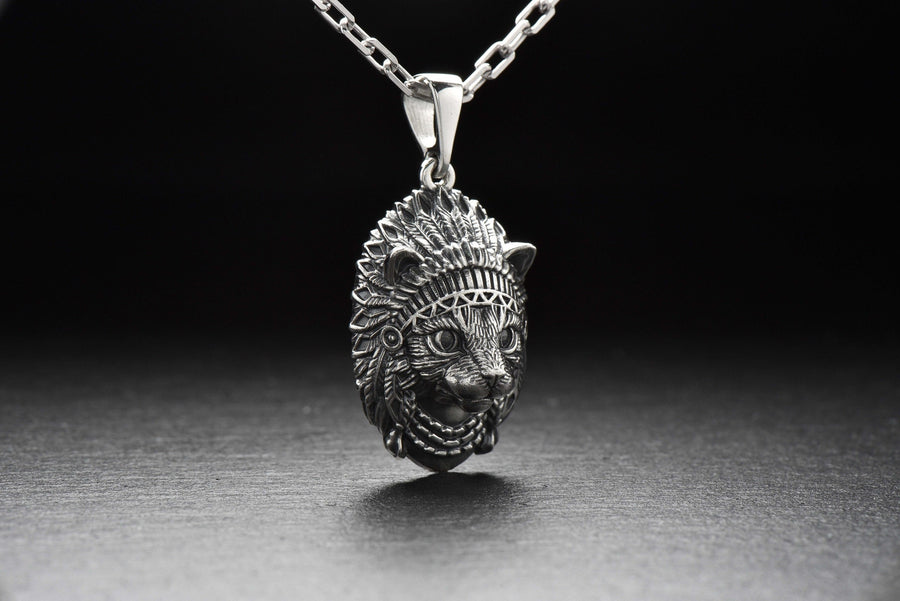 silver pendant	animal jewelry	cat silver	cat pendant	cat necklace	silver necklace	silver cat	cat lover gift	cat	indian	amerind	American Indian	amerind gift (etsy image id: 4301341426)