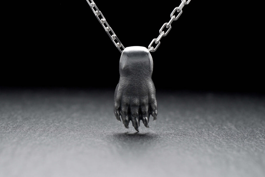 Bear Paw Silver Pendant

Imagine being able to carry a wild animal with you wherever you go. Take back the power and get your self totem today. (etsy image id: 4365951375)