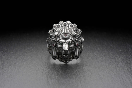 This is a wonderful gift for those who believe in the symbolism and magical properties of jewelry. Order your silver ring with a bear leader today and feel its power and magic on yourself! (etsy image id: 4320911600)