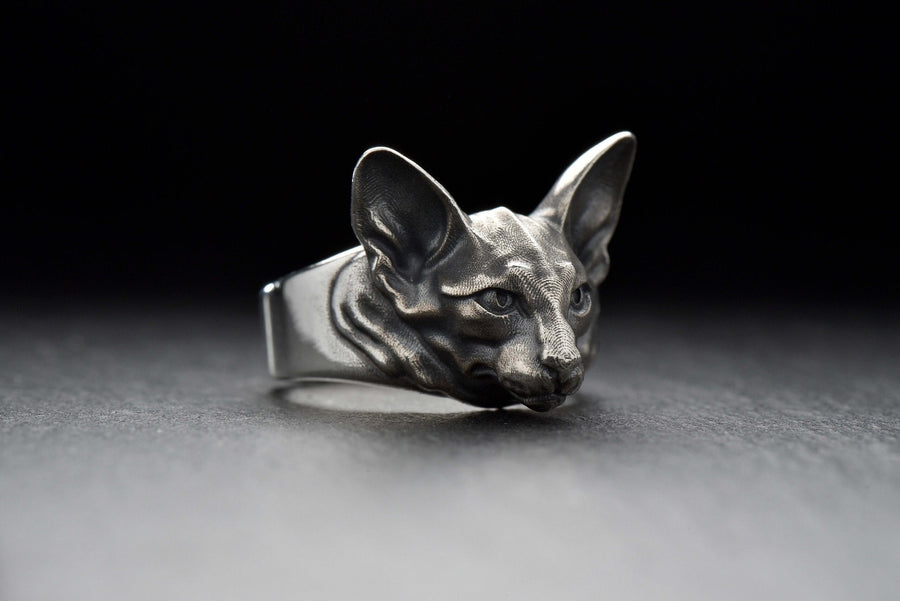 animal silver ring	men ring	men jewelry	women jewelry	women silver ring	silver cat ring	cat jewelry	cat silver ring	cat art	cats jewelry	cats ring	oriental ring	oriental cat (etsy image id: 4378002468)