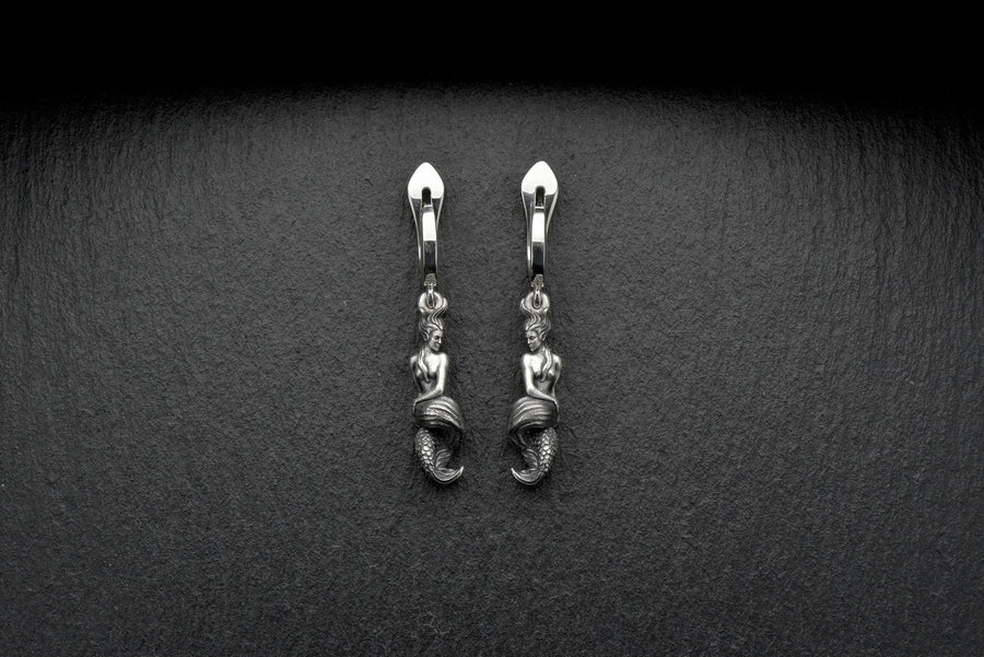 siren earring	mermaid gift	sea gift	siren	Oceanid	water nymph (etsy image id: 4370430061)