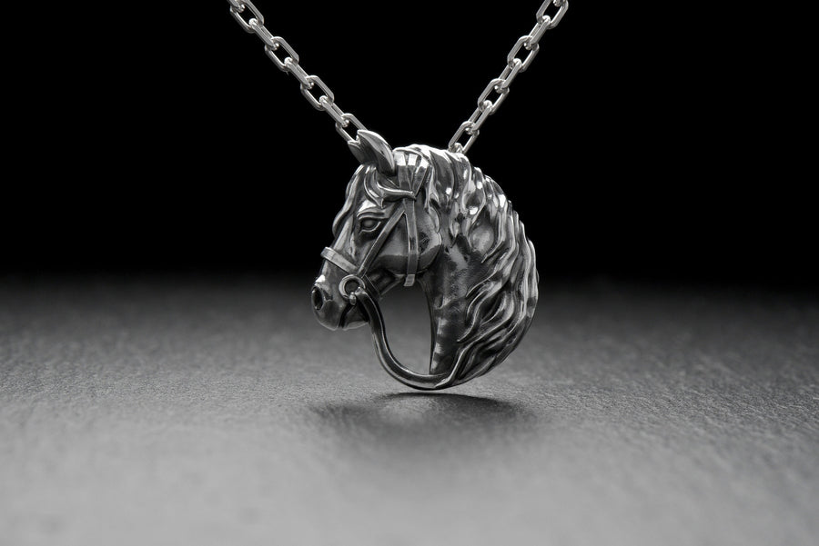 Do you consider yourself a horse lover? We have a unique jewelry for you. Have you ever wanted to wear your favorite animal, as alive but in silver, on your chest? (etsy image id: 4370830571)