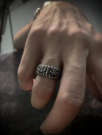 Sterling Silver Pumpkin Ring: Oxidized Halloween Jewelry (etsy image id: 4324448370)
