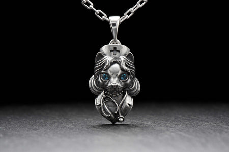 This pendant comes with a sterling silver chain in your choice of length, ensuring the perfect fit for you. It's lightweight and comfortable to wear, making it a great choice for everyday wear or special occasions. (etsy image id: 4325035125)